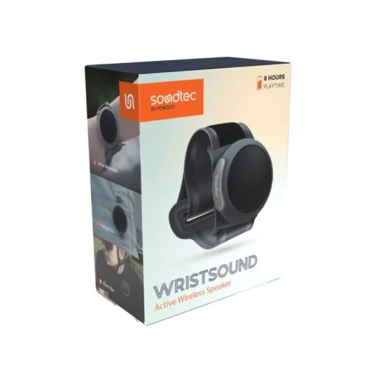 Porodo Soundtec Wristsound Active Wireless Speaker - Black